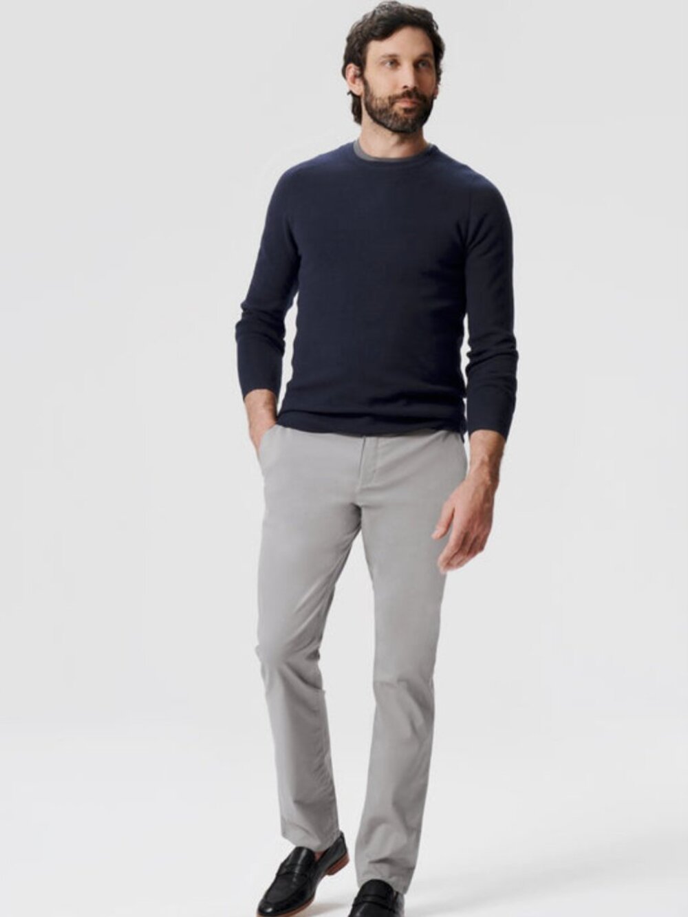 Mack Weldon Tech Merino Crew Neck Sweater